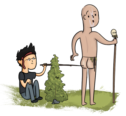 ashenen:  so this exists now  How (not) To Survive: poking cannibals in the butt 