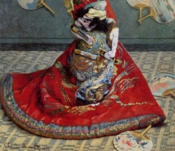 paintingispoetry:  Claude Monet, La Japonaise (Camille Monet