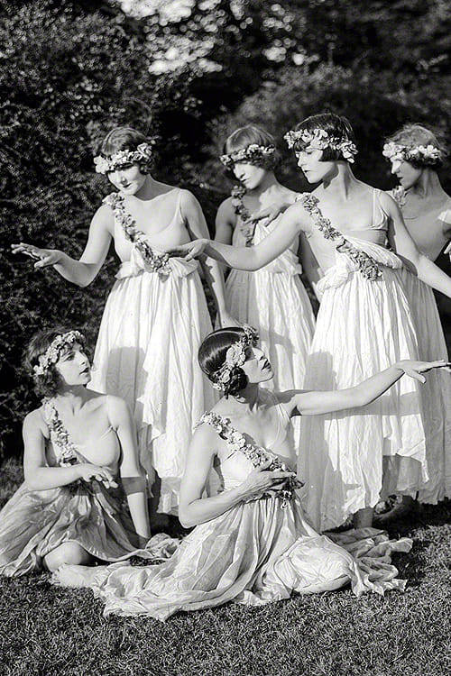 Denishawn dancers, among them the modern dance pioneers Louise