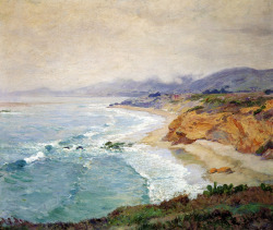 thusreluctant:  Lifting Fog, Laguna by Guy Rose 