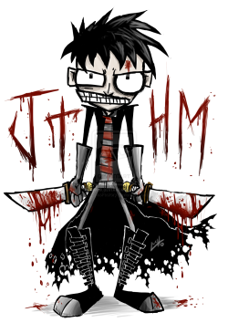 wapowska123:  Johnny the Homicidal Maniac by LuchosFactory 