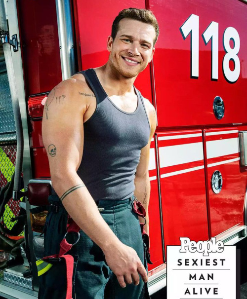 hotcelebritymenilike:  TV Firefighters from Sexiest Man Alive