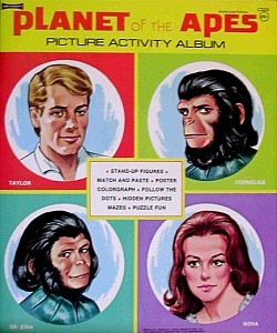 cryptofwrestling:  Planet Of The Apes Picture Activity Item(1968)