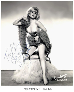 Crystal BallVintage promotional photo personalized: “To Elsa