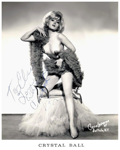 Crystal BallVintage promotional photo personalized: “To Elsa – Love Always – Crystal Ball”..