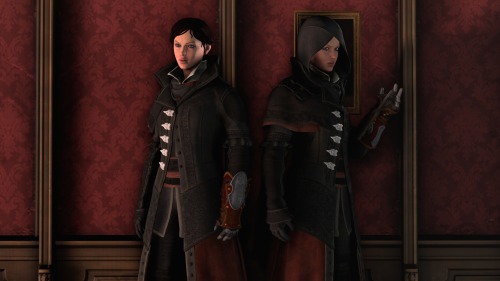 shittyhorsey:  Evie Frye (Assassin’s Creed Syndicate)  SFM model  Port of Tokami-Fuko’s xnalara model. Facebones and SFM eyeposing. Hooded and unhood version of the model. Rig included.    Horsey always puts out some quality model ports on SFMLab