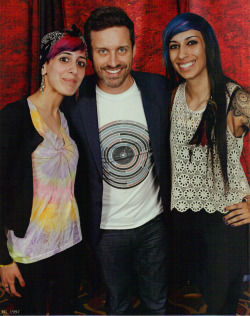 Maxx and my photo op with Rob Benedict, the almighty Prophet