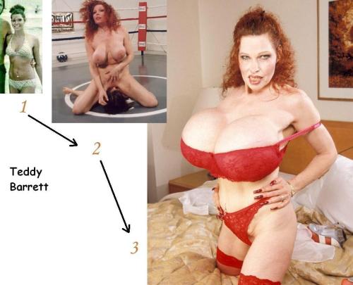 beforeandafterbimbos:  If only she was blonde..  Transformation into an insatiable nymphomaniac