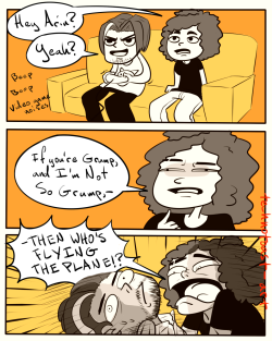 technotoast-art:  I had a dream about the Game Grumps once. This