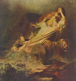 lionofchaeronea:  The Abduction of Persephone, Rembrandt, ca.