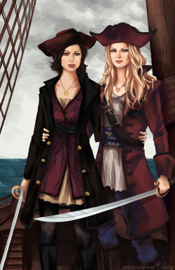 shikabane-mai:  Captain Emma Swan and (her former bounty mark)