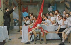 Ferdinand Hodler: ‘The Turner Banquet’, 1878