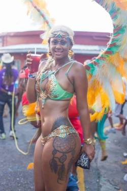 carnivalsfinest:  Dream Catcher Tattoo Lady @ Trinidad Carnival