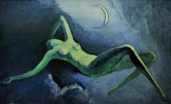 art-and-fury:  The Night (La Lune Découpée) - Kees van Dongen