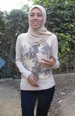 halftheskymovement:  Myam Mahmoud, an 18-year-old political science