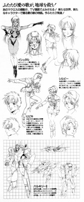 animarchive:  Newtype (09/1993) - Macross II: Lovers Again character