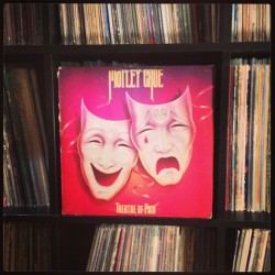 vinylpairings:  wait. what? #nowspinning #motleycrue #theatreofpain