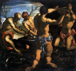 necspenecmetu:  Jacopo Robusti (Tintoretto), The Forge of Vulcan,
