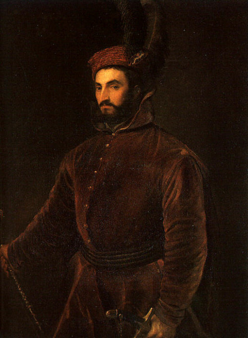 artist-titian:  Portrait of Ippolito de Medici in a Hungarian