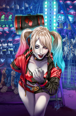 harleenfquinn:  DC Rebirth: Harley Quinn #1 AOD variantby WittA