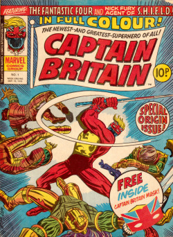 Captain Britain No. 1 (Marvel UK, 1976). From a car boot sale