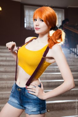 kamikame-cosplay:Sexy Misty cosplay from Pokemon by the sensual Nikki-Evans.