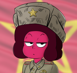 Soviet Ruby profile pic commission! (actually it’s supposed