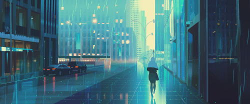 chuwenjie: City downpour