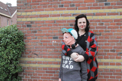 sixpenceee:  A mum knits a life size doll that resembles her