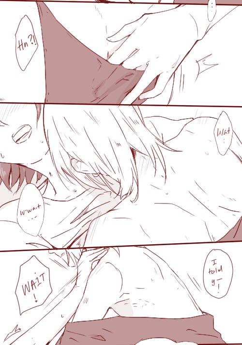 paa-kaa:  There goes my ticket to heaven.Not extreme r18 but still…well, i promised right? For those who are uncomfortable with my blog posting r18, its okay to unfollow me. ^v^;I guess i will be seeing Mr.Satan soon…