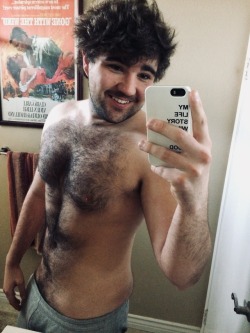 hairy-males:Going for the messy look. <3 ||| Hot and sexy