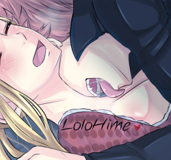 lolohime:  Happy Naluween~warming up for the nalu lovefest!DON’T