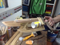 oneness-team-art: (Ines) blade is sanded, and screws! It’s