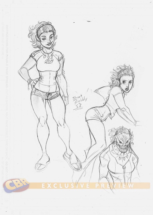 charactermodel:  Shark Girl by Nick Bradshaw [ Wolverine and the X-Men ]  via http://www.comicbookresources.com/?id=44115&page=article