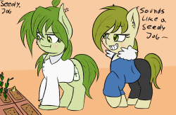 askflowertheplantponi:Flower: Sis… Get out, now.X3!