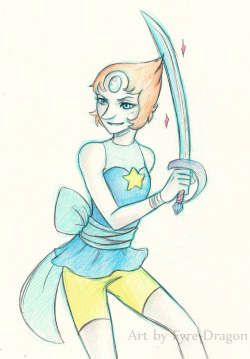 fyre-dragon:  “That’s right! I am a Pearl!”  Loved the