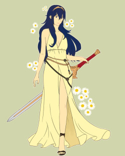 truejekart:  Lucina, the princess of Ylisse, from Fire Emblem