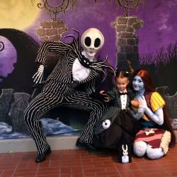 mydisneydaze:  Lane wore her new Nightmare Before Christmas to