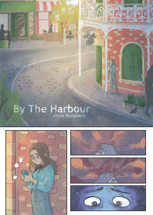 alicia-does-art:  By the Harbour, they’re on their first date 