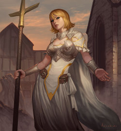 artsfantasia:  Northern Cross Priestess by Lius Lasahido (A World