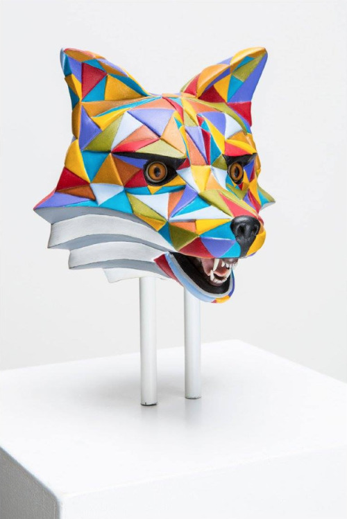 rruffurr:  Best masks ever? “Sherwood Forest” - Björn Holzweg - Affenfaust Gallery via Widewalls. (photos by Fabian Sommer and Tim Ohnsorge.)  Online store  Now where else have we seen a fox, bear and badger in Sherwood Forest?