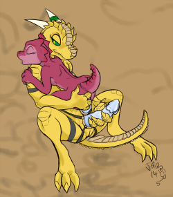 guardponyprima:  Some kobold for ya’s. Rezzic having a bit