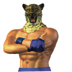 thevideogameartarchive:    King, from ‘Tekken 3′ on the PlayStation.