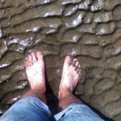 Muddy feet eew