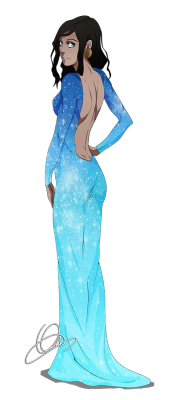 leeunsoo:  🌊korra evening dress, beautiful 😢 