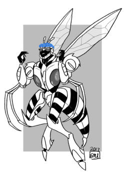 evenmorestress:Gave my hand at IDW Waspinator