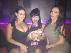 @sexpoaustralia after party with @nikkibenz and @maricahase 💕