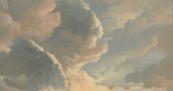 detailedart: 1-2. Study of Clouds with a Sunset near Rome  (1786-1801),