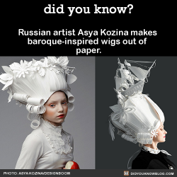 did-you-kno:  Russian artist Asya Kozina makes baroque-inspired