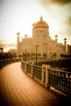 travelingcolors:  Sultan Omar Ali Saifuddin Mosque | Brunei Darussalam